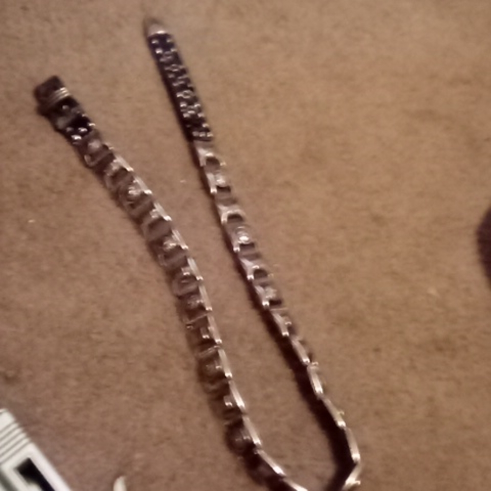 silver belt